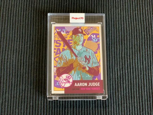 2021 TOPPS PROJECT 70 #123 AARON JUDGE *ENCASED ART MORNING BREATH*  YANKEES