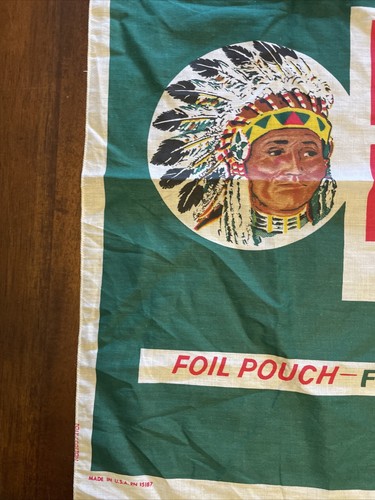 Red Man Chewing Tobacco (Willy)  Bandana Made In USA Poly Cotton Advertisement - Picture 15 of 24