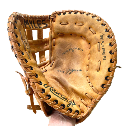 "GUANTE DE BÉISBOL RAWLING RFM9, MARK MC GWIRE, DEEP WELL, LANZADOR DERECHO, 12,5" - Imagen 2 de 6