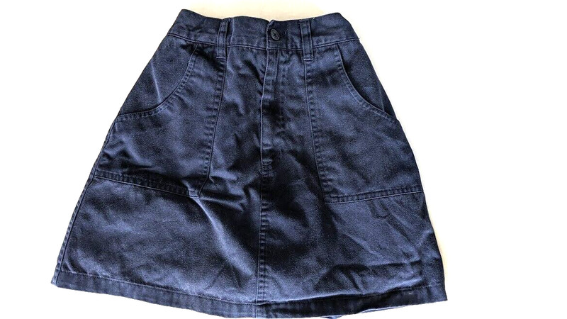 US Polo Assn. Girl's Scooter Skort Skirt Navy Blue Size 12 Uniform Division