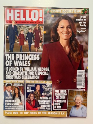 Kate Middleton Royal Family UK HELLO MAGAZIN FESTLICHE DOPPELAUSGABE JANUAR 2023