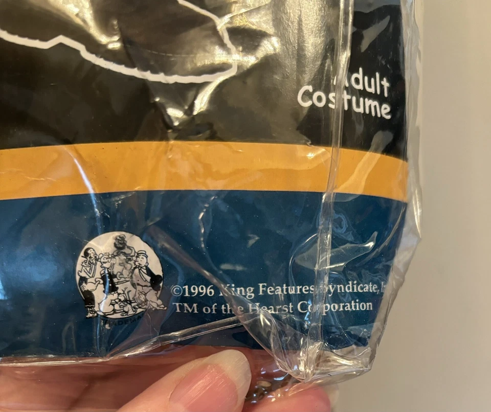 DE COLECCIÓN FUN WORLD POPEYE EL MARINERO HOMBRE DISFRAZ 1996 CAMISA, PANTALONES, SOMBRERO, BRAZOS++ Foto 4 de 4