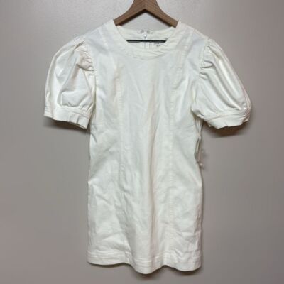 Hyacinth House White Stretch Denim Juniper Mini Dress Sz L NWT Tuckernuck |  eBay