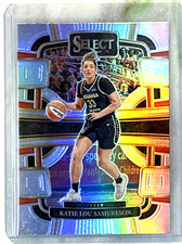 Katie Lou Samuelson 2024 Panini Select WNBA Silver Prizm Card-#81 Indiana Fever