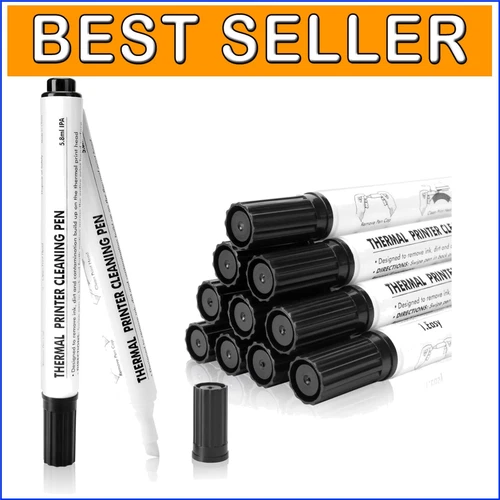 Universal Thermal Printer Cleaning Pen Kit - 12PCS for Optimal Print Quality