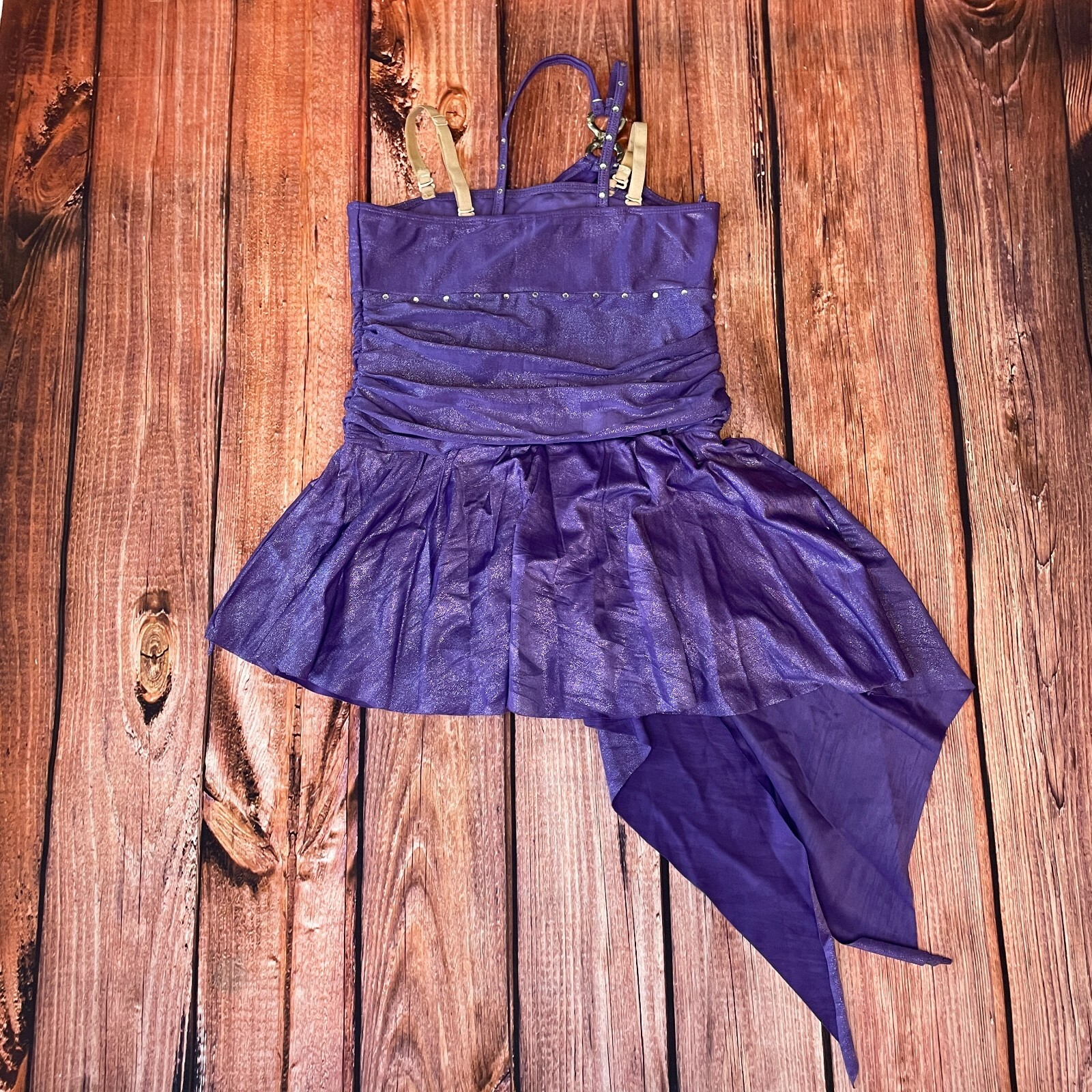 GIRLS REVOLUTION DANCEWEAR PURPLE DANCE COSTUME D… - image 8