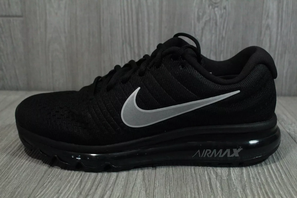 Nike air max 2017 black womens 2025 running shoes