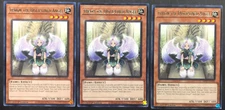 YUGIOH 3x Thron the Disciplined Angel - MP22-EN106 - Rare - NM/Mint - Playset
