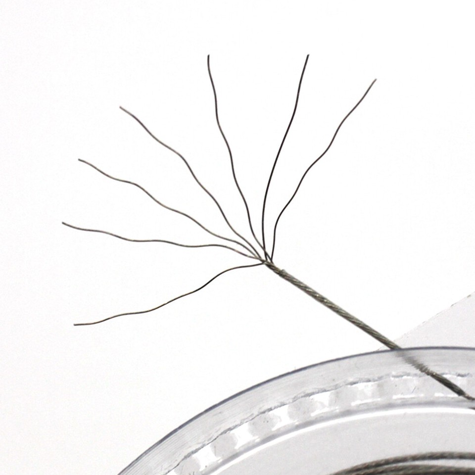 10M Stainless Steel Fishing Line 7 Strands Leader Wire for Saltwater