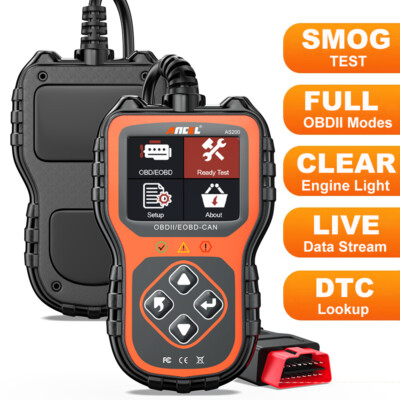 ANCEL AS200 OBD2 Scanner Code Reader Engine Transmission Check Diagnostic Tool