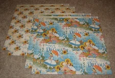Graphic 45 Double-Sided12x12 Papers(4) ~ Dreamland Collection...Enchanted Garden