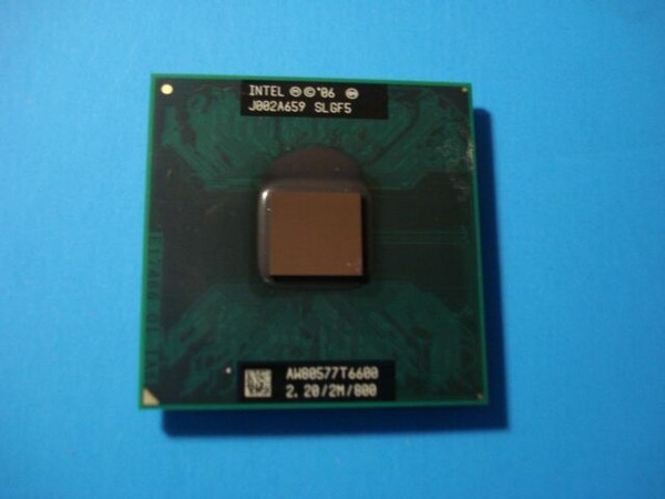 Intel Core 2 Duo Processor T 6600 2 M Cache 2.20 GHz 800 MHz FSB SLGF 5 ...
