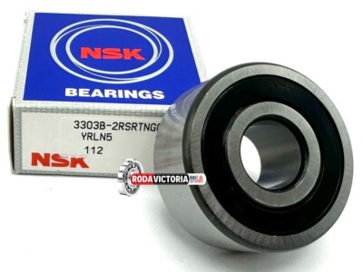 NSK 3303 B 2RSR TNG C3  ANGULAR CONTAC BEARING RUBBER SEALED 17x47x22,2 mm