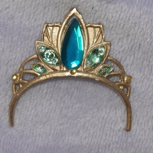 Princess & the Frog TIANA LE 2" Crown Tiara for 16" 17" Doll Green Faux Gems 1/4