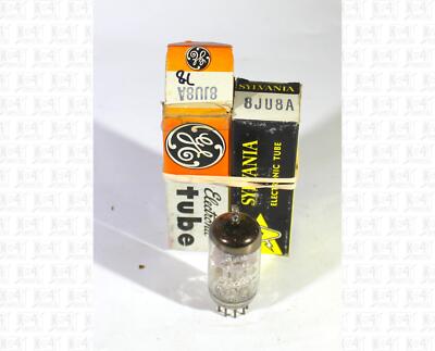 Assorted Brands 8JU8A 8JU8 Vacuum Tubes NOS Lot Of 2 +Box