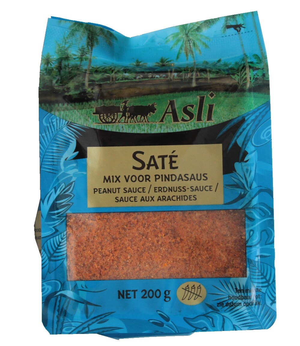 Saté Erdnuss Sauce Mild Sate 200g Erdnusssauce Satay Yakitori erdnusssoße
