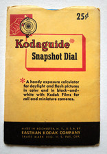 Kodaguide Snapshot Dial Eastman Kodak Company vintage Koda Guide photography