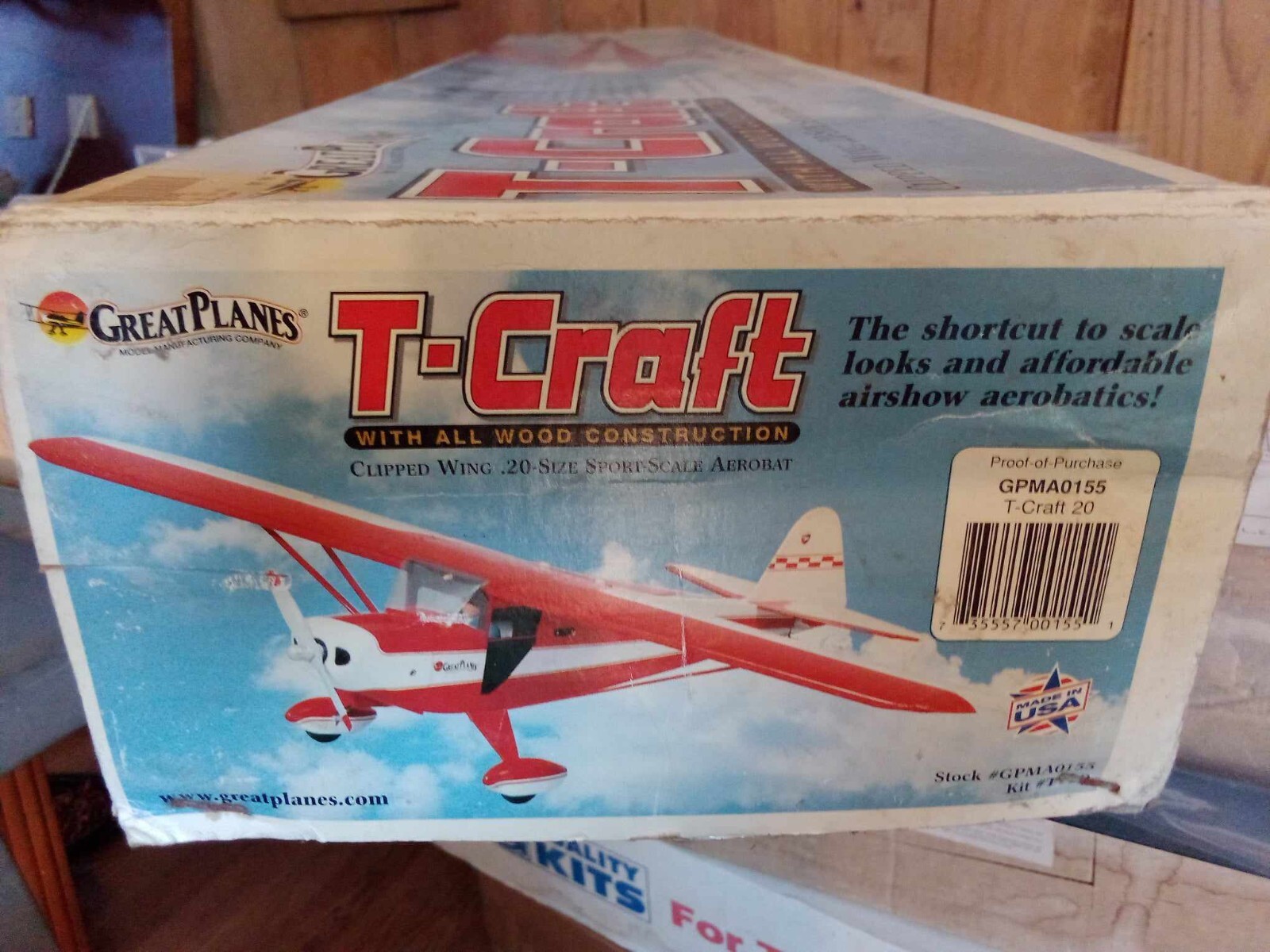 great planes t craft rc airplane kit new In box eBay
