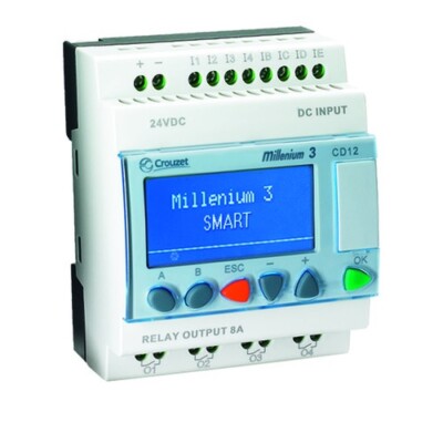 88974043, CROUZET, Millenium 3 Smart Cd12 8I/4O R 230Vac