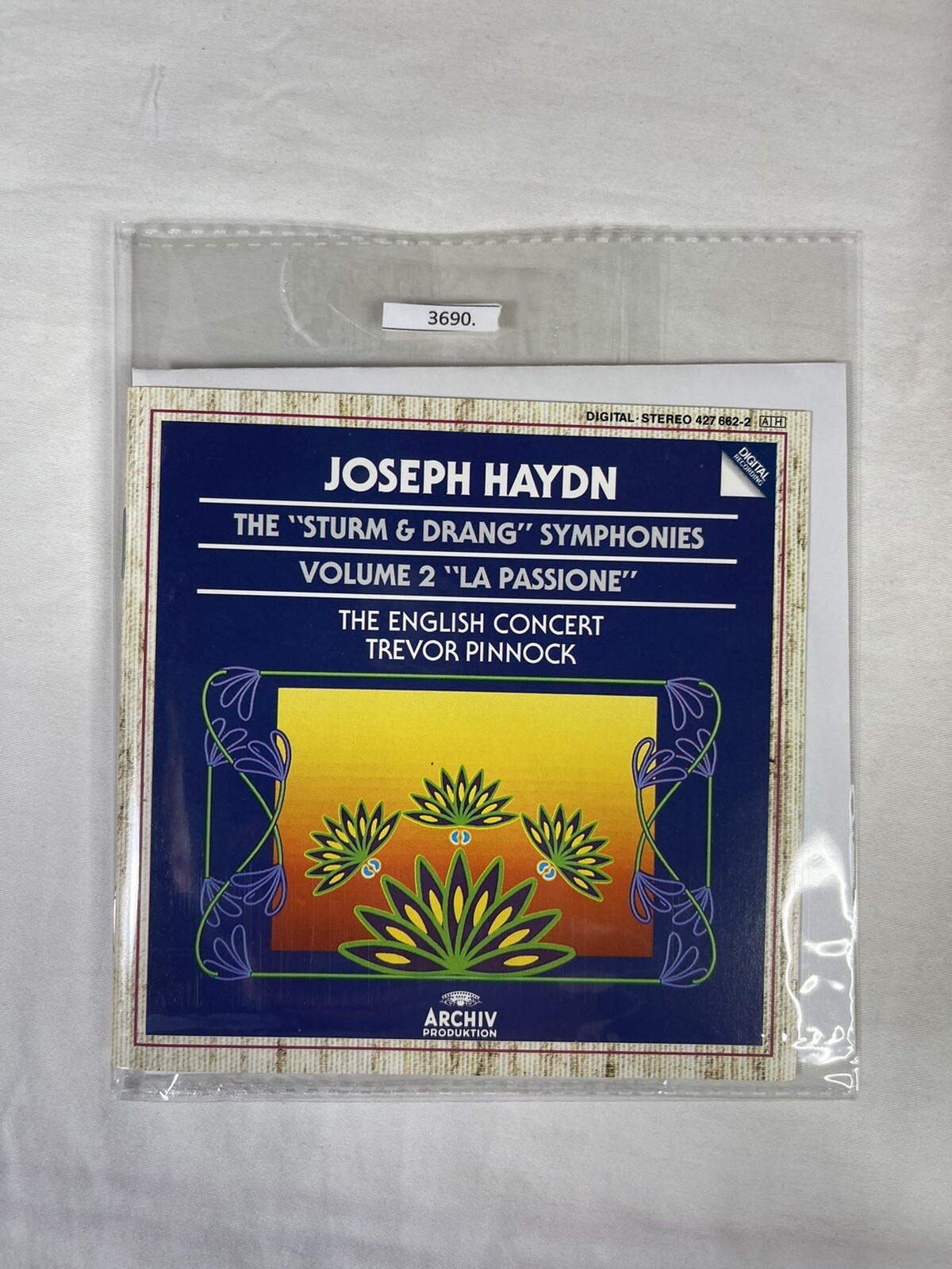 Joseph Haydn Trevor Pinnock The Sturm & Drang Symphonies V.2 Classical