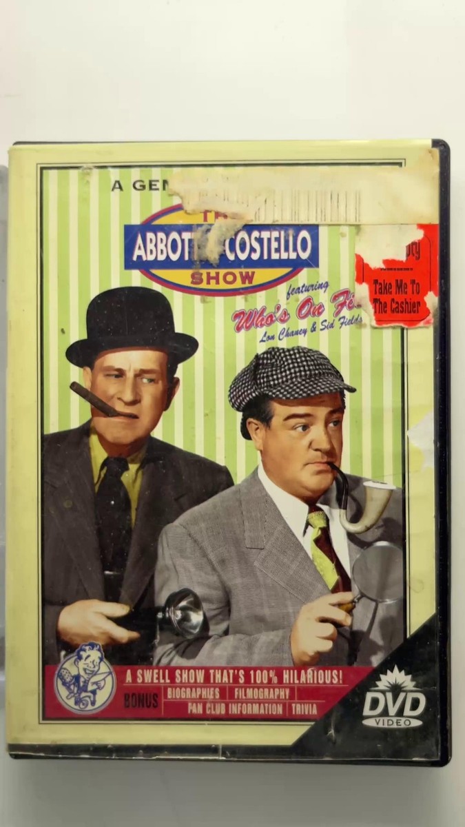 Abbott Costello - Whos On First (DVD, 2001) | eBay
