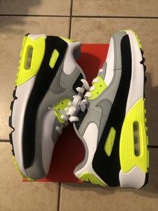2020 DS Nike Air Max 90 Ltr (GS 7) 7Y White VOLT CD6864-101 | eBay