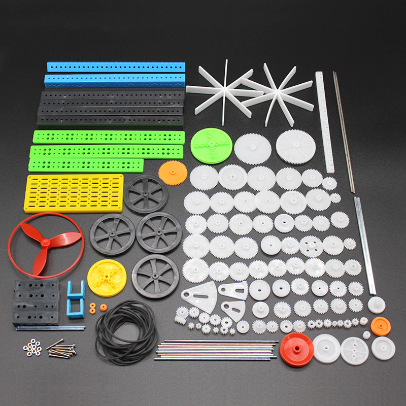 Plastic Nylon Gear Set Car Kits Motor Reduction Model Drive Robot Toy Robot Kit