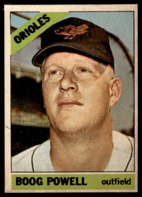 1966 Topps 167 Boog Powell Baltimore Orioles GD SHARP
