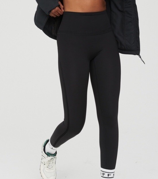 Aerie Offline Goals Velvet Trim 7/8 Leggings in Athletic Size XL