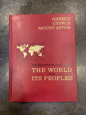 1968 Illustrated Library Of The World And Its Peoples -Greece Cyprus ...