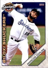 2019 Biloxi Shuckers Choice #8 Marcos Diplan Dominican Republic DR Baseball Card