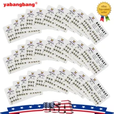 Dental Orthodontic Bracket Braces Mini Roth Standard MBT 022 Hook 345 /Arch Wire