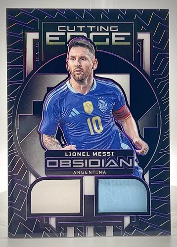 2024 Obsidian #CE-LM Lionel Messi Cutting Edge Electric Etch Purple, 47/50, NM+
