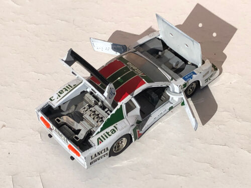 Lot 3 Burago BMW 635 CSi, Alfa Romeo 75, Lancia Beta MC au 1/24 à restaurer. - Foto 18 di 24
