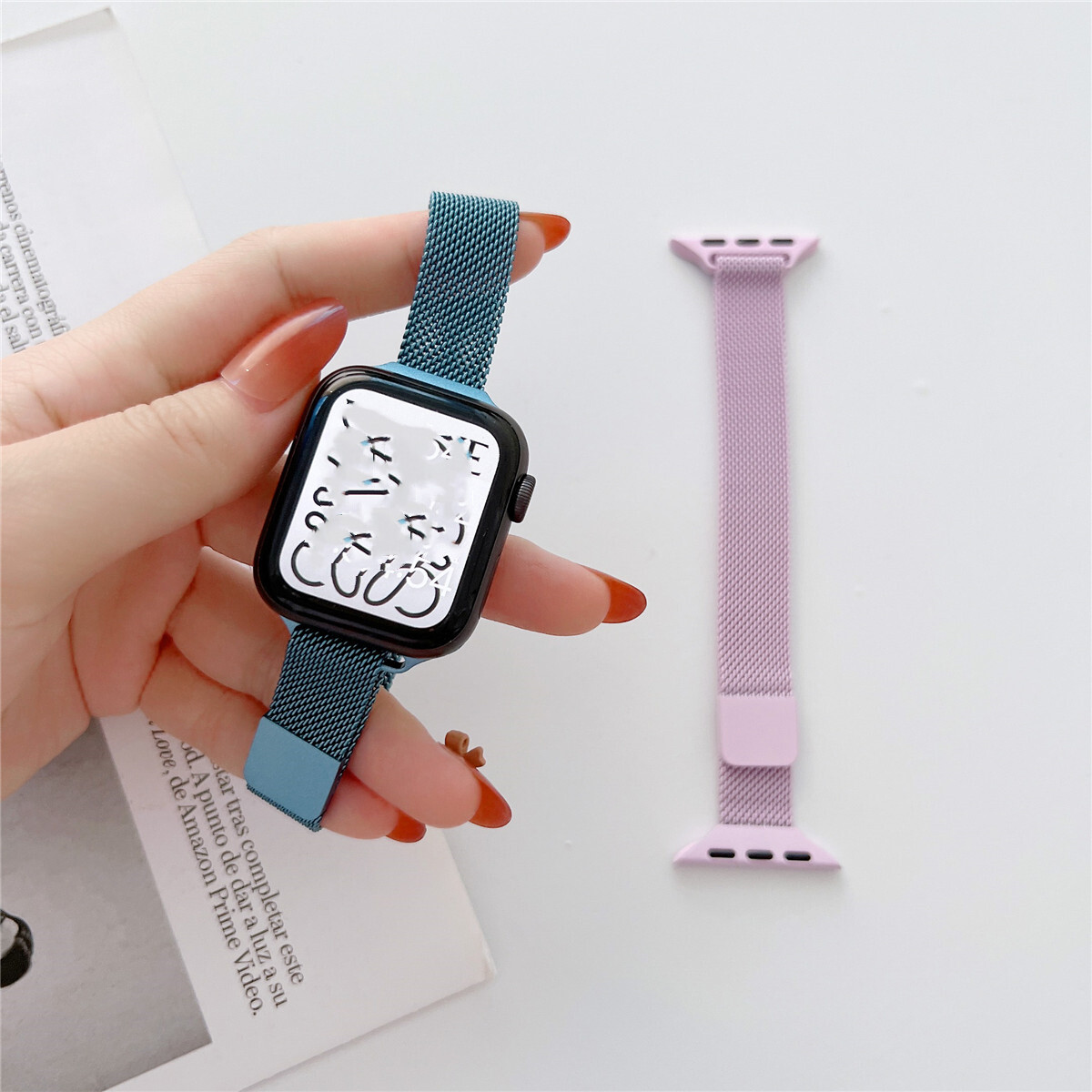 For iWatch Band Ultra Series Magnetic Milanese Loop