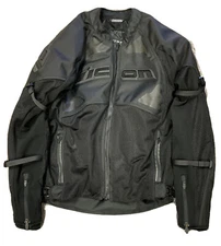 ICON Motorsports Jacket CONTRA 2 STLTH Size: Small In Stock To Ship! L486
