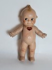 Antique Composition 1920s Rose O'Neill Wings Kewpie Doll 11 Inch Heart Label