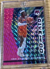 2022-23 Panini Mosaic SHAI GILGEOUS-ALEXANDER Give & Go Pink #10/10 THUNDER MVP