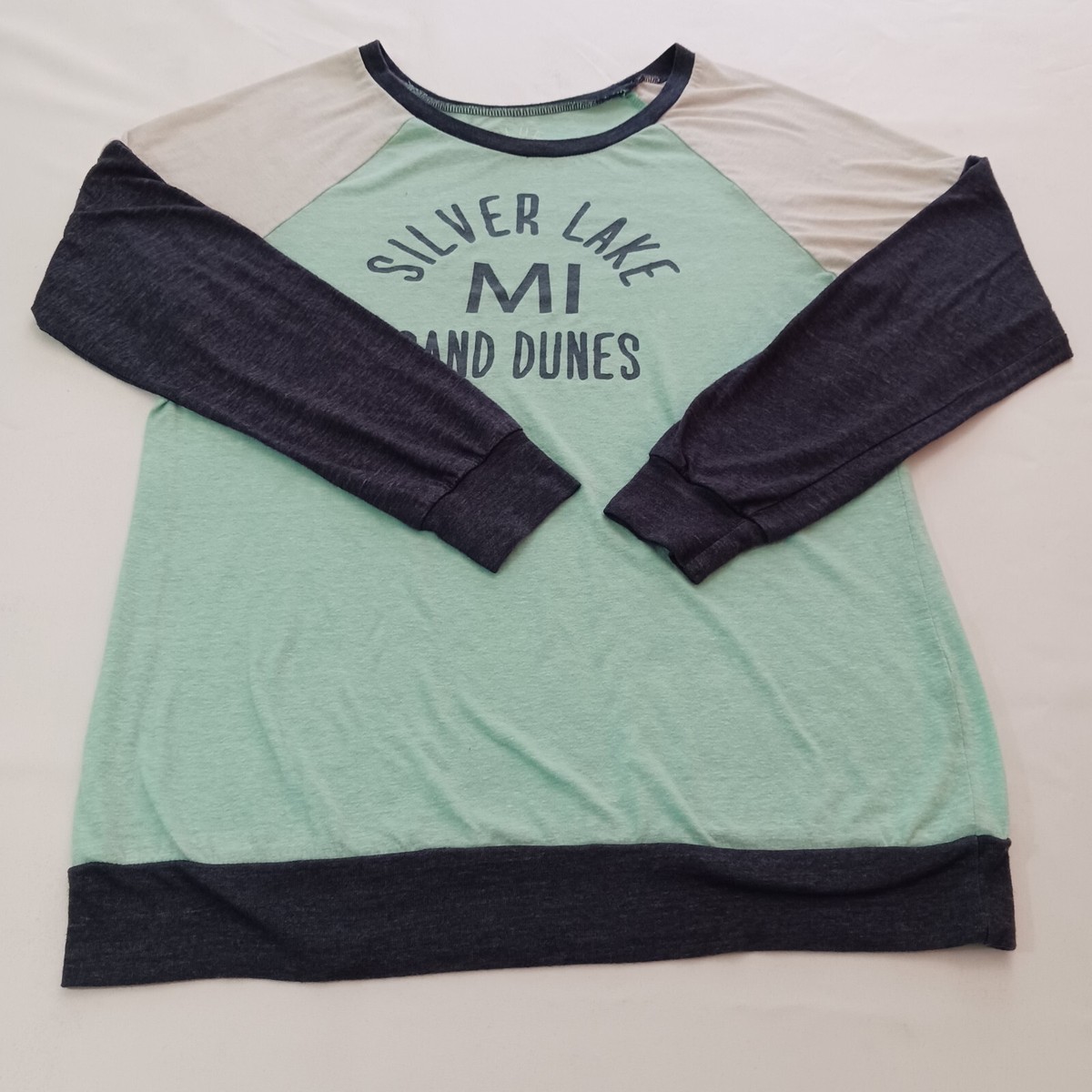 Blue 84 RN#99658 Women's XL Multicolor Cotton Blend Raglan T-Shirt