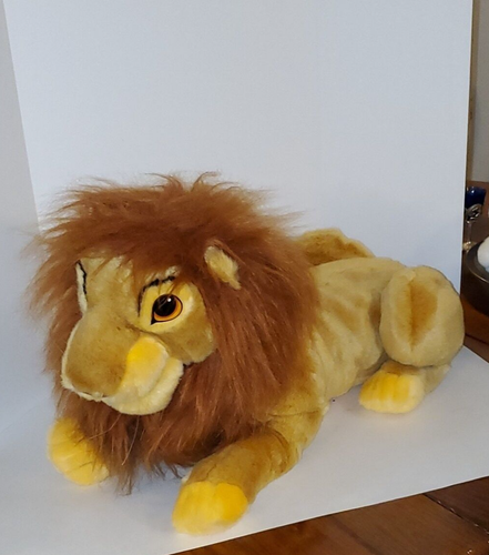Disney The Lion King Mufasa Plush Stuffed Lion Animal Puppet Large 20" - Picture 3 of 14