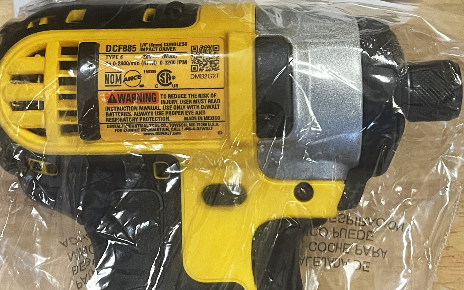 Dewalt DCF885 20Volt Impact Driver eBay