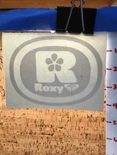 Roxy Quiksilver BIG R - White -Vinyl Decal Sticker -Y7-2-476