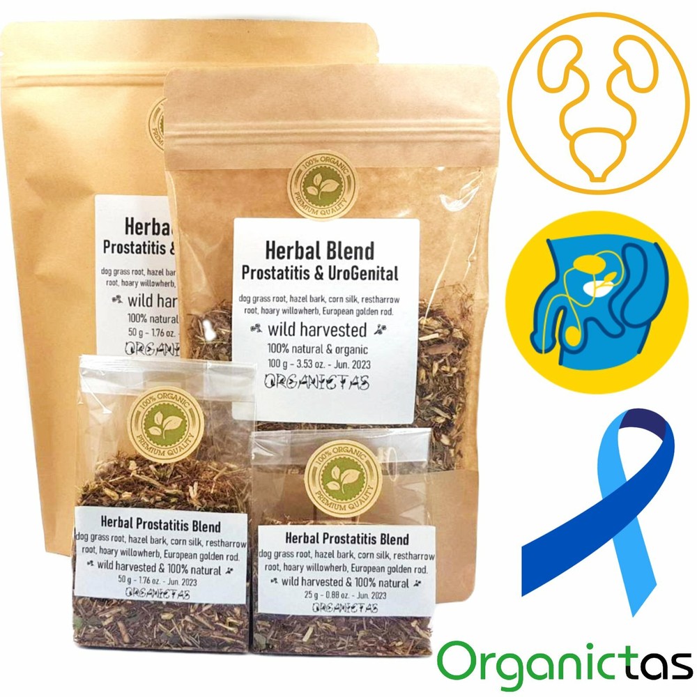 Herbal Tea Prostate Urinary System Infection Inflammation Bladder Kidney Stones