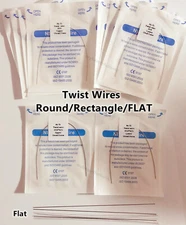Dental Twist Wires Ortho Arch Wire Flat Twisted Lingual Retainer Bonded Braided