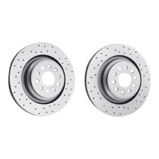 2x 670031597 For 2014-2016 Maserati Ghibli S Sq4 Rear Brake Rotors US