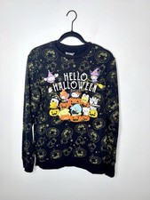 Women s Sanrio Hello Kitty And Friends Halloween Crewneck Sweater, size Small