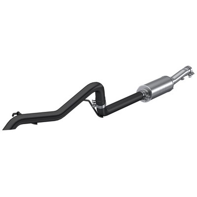 MBRP S5530BLK Steel Black Cat Back Exhaust for 2012-18 Wrangler Rubicon 3.6L V6