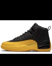 Jordan 12 Retro Black University Gold - 130690-070 Shoes