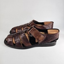 To Boot New York BARBADOS Fisherman Sandals Mens 9 42 Strap Woven Leather Italy