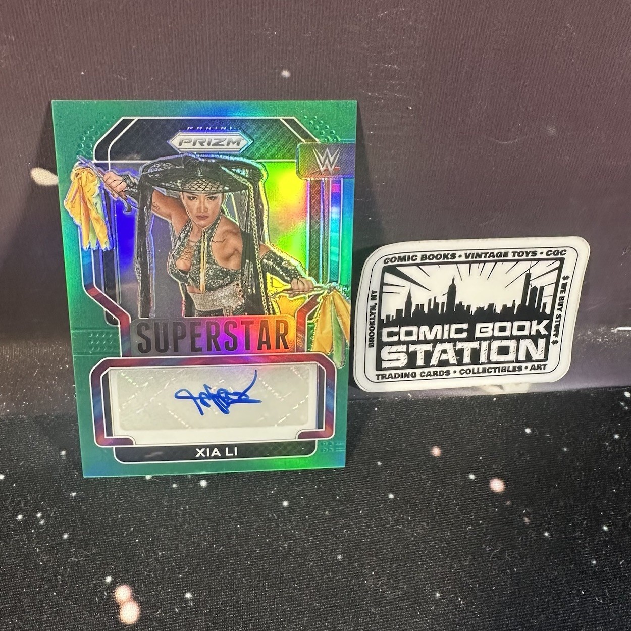 Xia Li #SA-XLI 2022 WWE Prizm Superstar Autographs Auto Green Wrestling KD